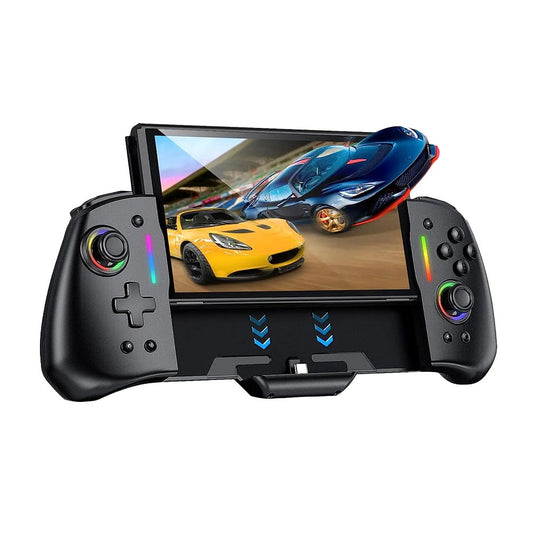 TheGeekopia™ Black Panther Deadzone Free Enhanced Switch OLED Controller