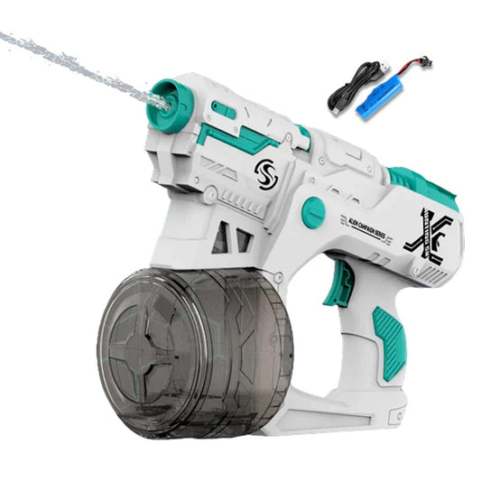 TheGeekopia™ Fully Electric SMG Big Drum Water Blaster