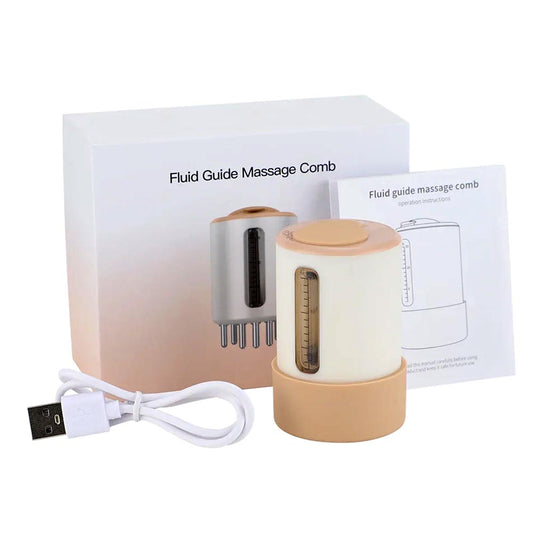 TheGeekopia™ Glow Hair EMS Microcurrent Oil Treatment Massager