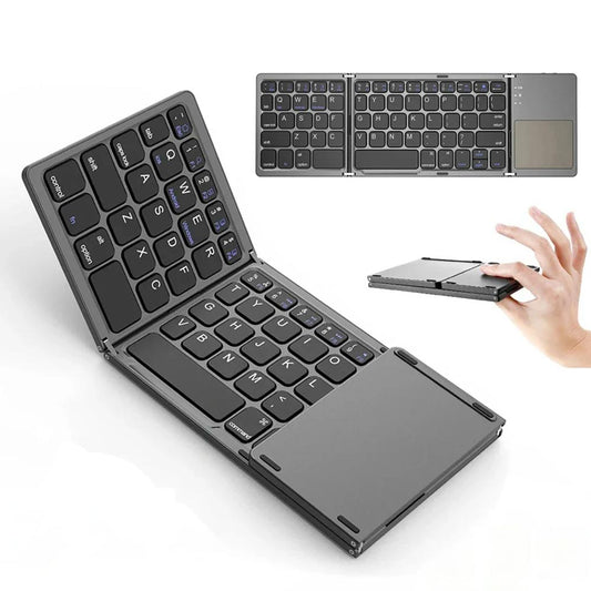 TheGeekopia™ Mini Folding Keyboard With Touchpad Multiple Platforms