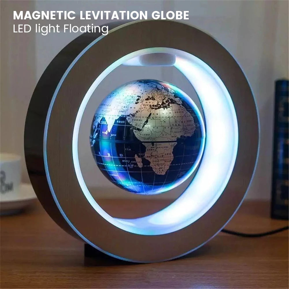 TheGeekopia™ Maglev Floating Globe Full-Moon LED Night Light Lamp