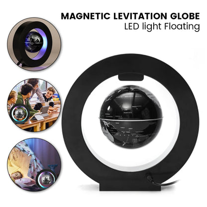 TheGeekopia™ Maglev Floating Globe Full-Moon LED Night Light Lamp