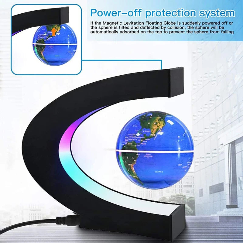 TheGeekopia™ Maglev Floating Globe Eclipse LED Night Light Lamp