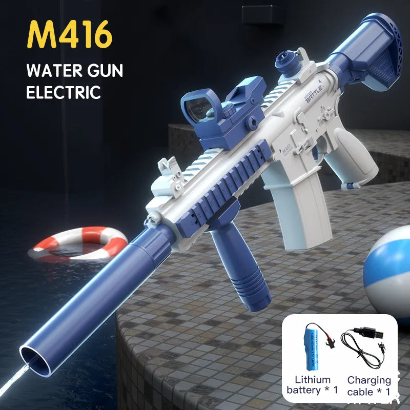 TheGeekopia™ Fully Electric Automatic M416 Water Blaster