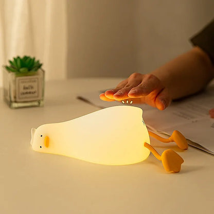 TheGeekopia™ Cute Lazy Duck LED Night Light Sensor Lamp