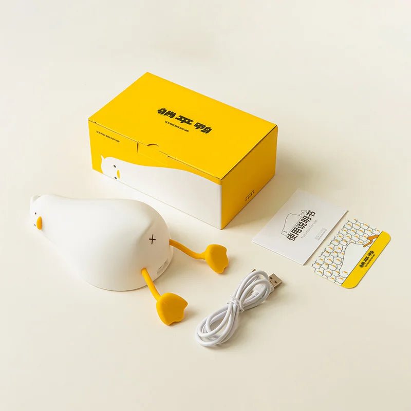 TheGeekopia™ Cute Lazy Duck LED Night Light Sensor Lamp